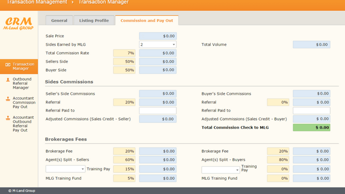 Enterprise Web System for Task Assignment, Recording of Transactions Made by Land Agents and Operational Efficiency Analysis. Developed for CRM M-Land Group.