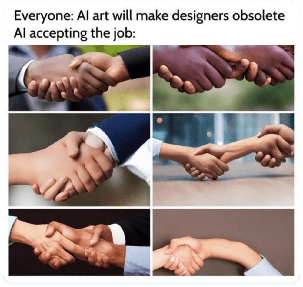 AI accepting the job AI accepting the job