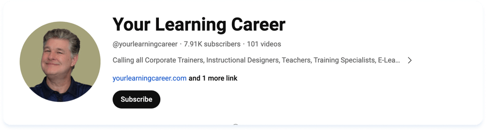 Your Learning Career Your Learning Career