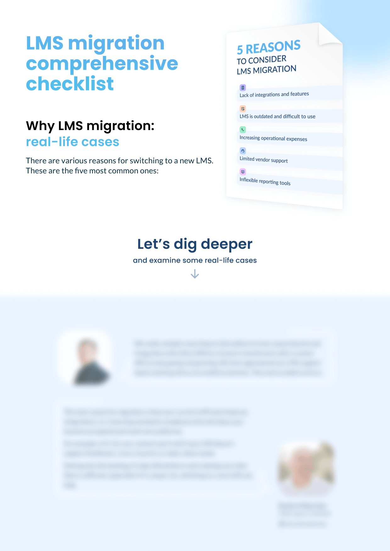 Reap the benefits of LMS migration