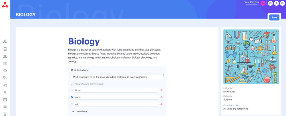 With a course builder like in Aristek LMS there’s no need for integrations With a course builder like in Aristek LMS there’s no need for integrations