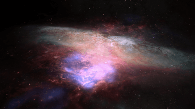 Galaxies 3D scenes created for the US K-12 EdTech company
