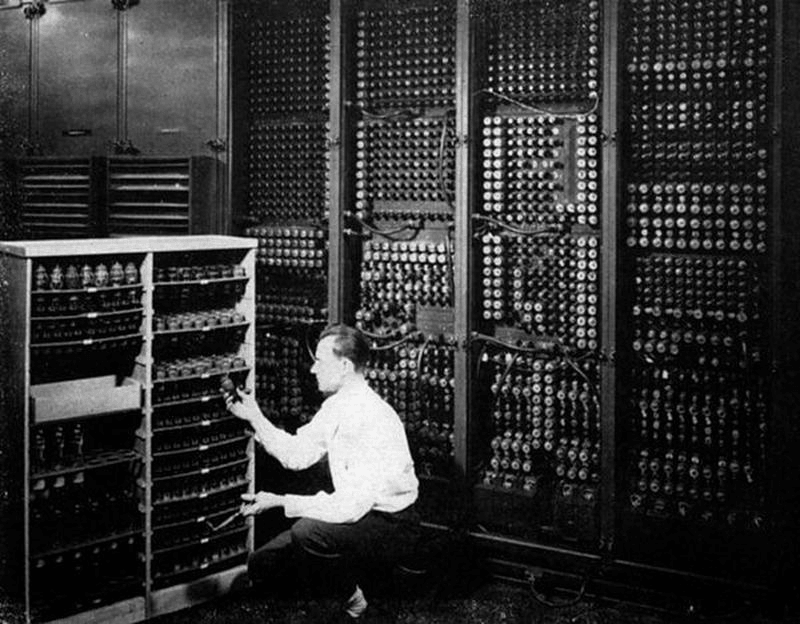 A room-sized computer from 1940s