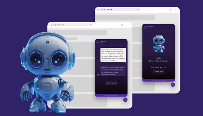 AI Chatbot for eLearning SaaS AristekSystems
