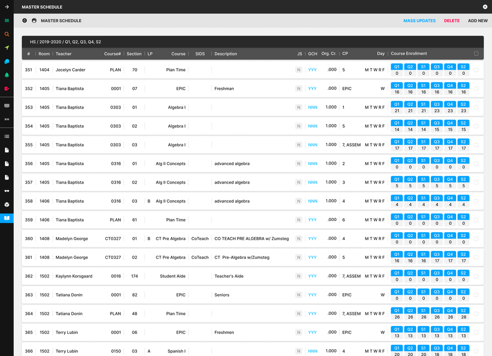 Scheduling in bSchools SIS from Aristek Systems Scheduling in bSchools SIS from Aristek Systems