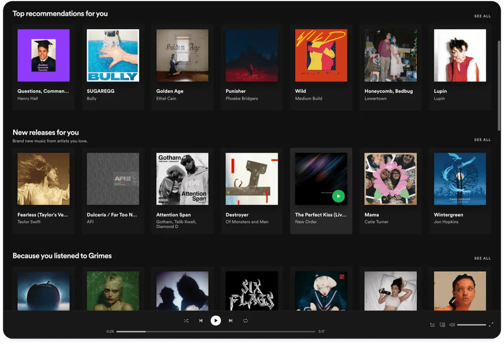Recommendations in Spotify Recommendations in Spotify