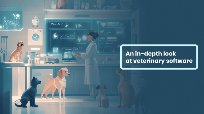 How does veterinary software improve animal care?