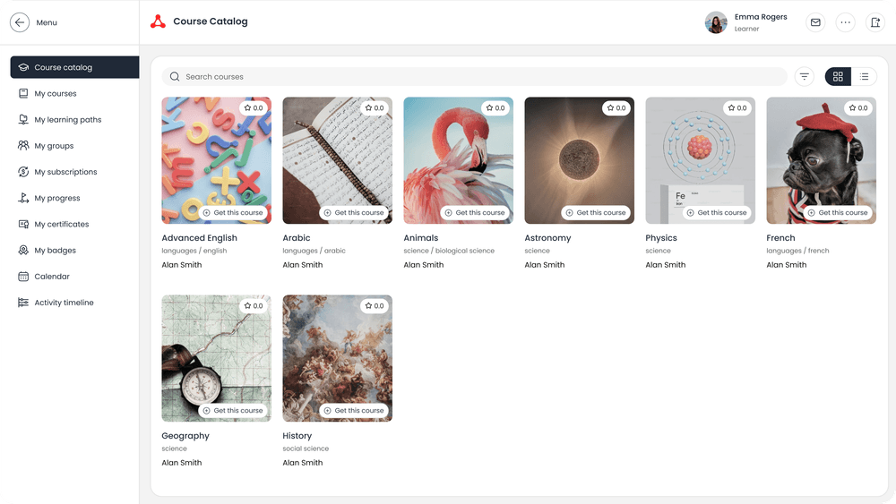 Aristek pre-built LMS for corporate training Aristek pre-built LMS for corporate training