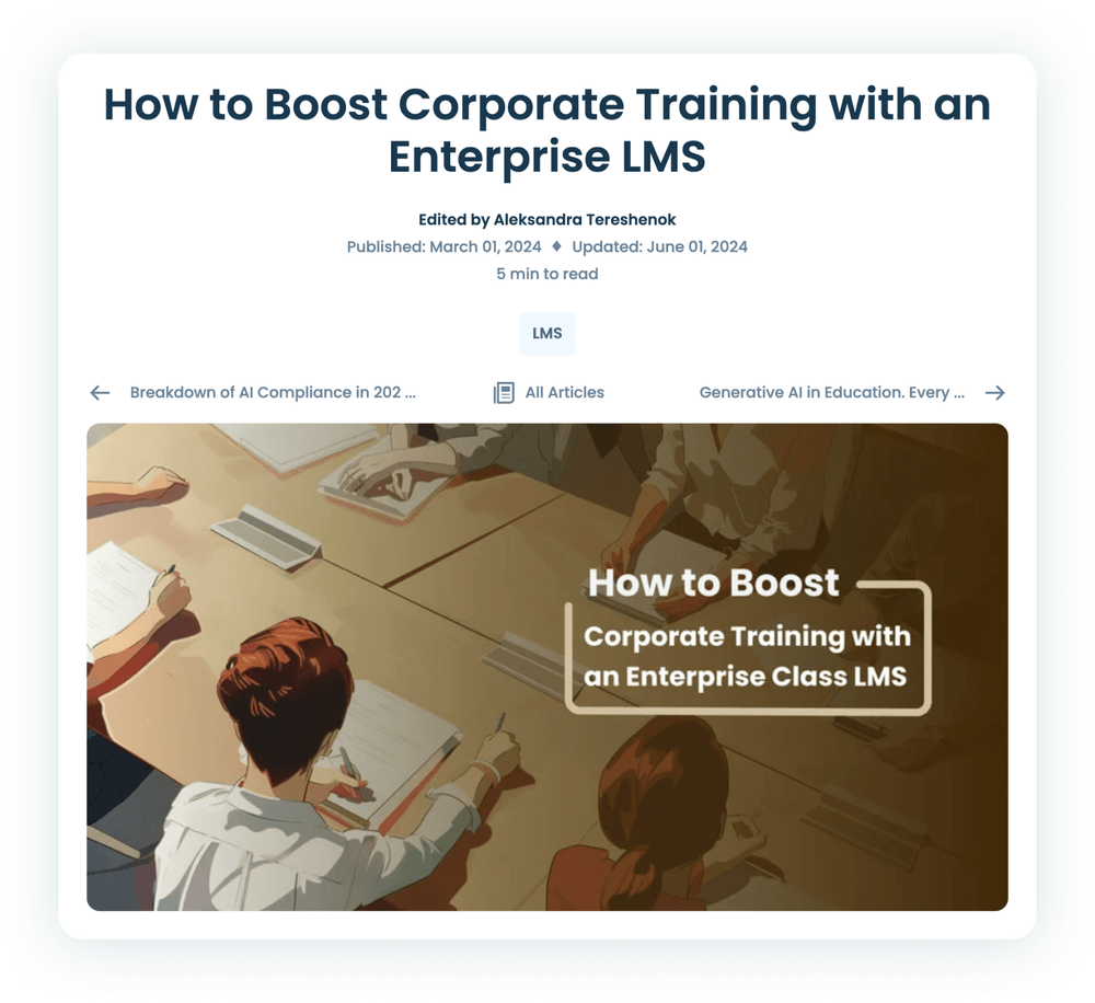 How to boost corporate training with an enterprise LMS How to boost corporate training with an enterprise LMS